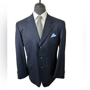 ALBERT NIPON DRESS BLAZER AMAZING QUAINTLY AND CRAFTSMANSHIP.  100% WOOL